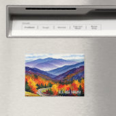 ブルーリッジパークウェイウォータカラー マグネット (インサイチュ (食洗機))