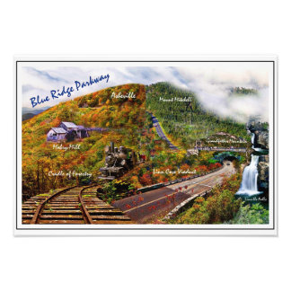 ブルーリッジパークウェイコラージュ フォトプリント           