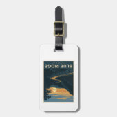ブルーリッジパークウェイサンセット ラゲッジタグ (正面縦)