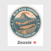 ブルーリッジパークウェイシーニックバイウェイバージニアノースC シール (シート)