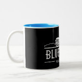 ブルーリッジパークウェイバイク ツートーンマグカップ (左)