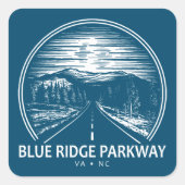 ブルーリッジパークウェイフォレスト スクエアシール (正面)