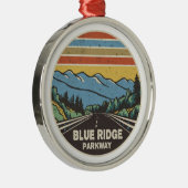 ブルーリッジパークウェイマウンテンズ メタルオーナメント (右)