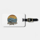 ブルーリッジパークウェイレトロ ラゲッジタグ (正面横)