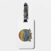 ブルーリッジパークウェイレトロ ラゲッジタグ (裏面縦)