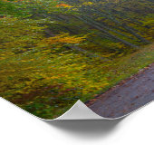 ブルーリッジパークウェイ秋,バージニア ポスター (角)