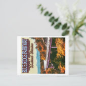 ブルーリッジパークウェイ – バージニア – ノースカロライナ州 ポストカード (スタンド正面)