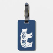 ブルーリッジベア ラゲッジタグ (裏面縦)