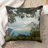 ブルーリッジホースカーズコーブ クッション (ブランケット)