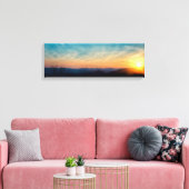 ブルーリッジマウンテンサンセット キャンバスプリント (インサイチュ (リビング))