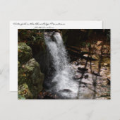 ブルーリッジマウンテンズの滝 ポストカード (正面/裏面)