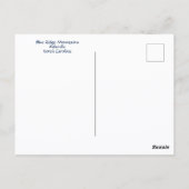 ブルーリッジマウンテンズアシェヴィルノースカロライナ ポストカード (裏面)