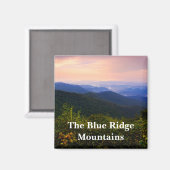 ブルーリッジマウンテンズシーニックビュー自然愛好家 マグネット (正面/裏面)