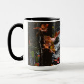 ブルーリッジマウンテンズトリプル秋NC写真 マグカップ (左)