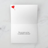 ブルーリッジマウンテンズノースイーストジョージア誕生日 カード (内部)