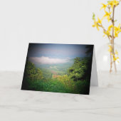 ブルーリッジマウンテンズノースイーストジョージア誕生日 カード (黄色い花)