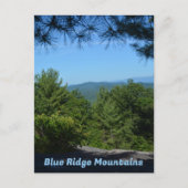 ブルーリッジマウンテンズビッググラスマウンテンNC ポストカード (正面)