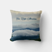 ブルーリッジマウンテンズフォトブルー クッション (正面)