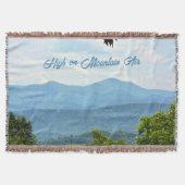 ブルーリッジマウンテンズフォト スローブランケット (正面)
