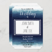 ブルーリッジマウンテンズ結婚式招待状 招待状 (正面/裏面)