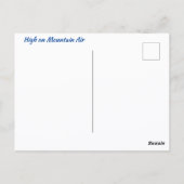 ブルーリッジマウンテンズNCマウンテンエアフォト ポストカード (裏面)