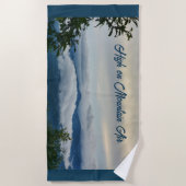 ブルーリッジマウンテンハイオンマウンテンエア ビーチタオル (正面)