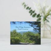 ブルーリッジマウンテンビッグガラス質マウントノースカロライナ ポストカード (スタンド正面)