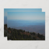 ブルーリッジ山々が旅行写真を呼び出している ポストカード (正面/裏面)