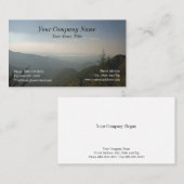 ブルーリッジ山脈の名刺 名刺 (正面/裏面)