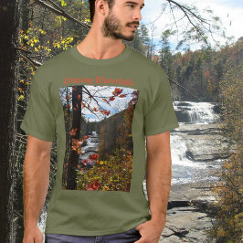 ブルーリッジ山脈トリプルフォールズの写真 Tシャツ