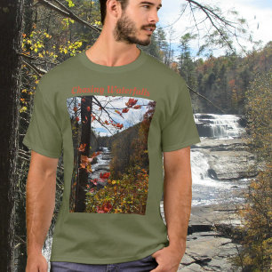 ブルーリッジ山脈トリプルフォールズの写真 Tシャツ