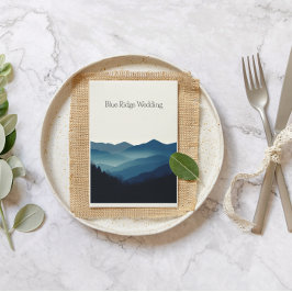 ブルーリッジ山脈、カスタマイズ可能 招待状