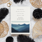 ブルーリッジ山脈、カスタマイズ可能 招待状