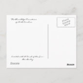 ブルーリッジ山脈 ポストカード (裏面)