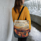 ブルーリッジ山脈、モンテベロのカスタマイズ可能 トートバッグ