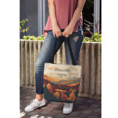 ブルーリッジ山脈、モンテベロのカスタマイズ可能 トートバッグ