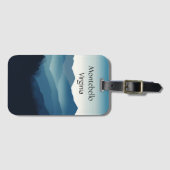 ブルーリッジ山脈、モンテベロのカスタマイズ可能 ラゲッジタグ (正面横)