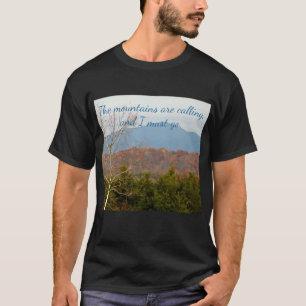 ブルーリッジ山脈VAの景色の写真Shenandoah Tシャツ