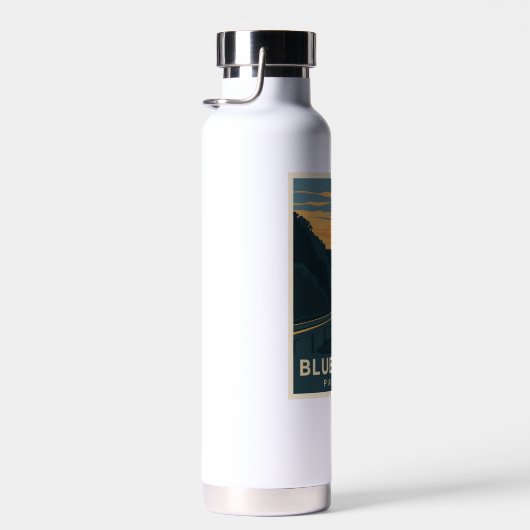 ブルーリッジ・パークウェイの夕日 ウォーターボトル (右面)