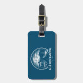 ブルーリッジ・パークウェイの森 ラゲッジタグ (正面縦)