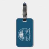 ブルーリッジ・パークウェイの森 ラゲッジタグ (裏面縦)