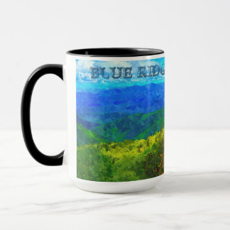 ブルーリッジ・パークウェイ 水彩画 マグカップ
