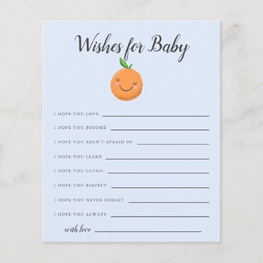 ブルーリトルかわいこちゃんがベビーカードを希望 (正面)