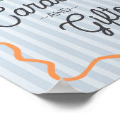 ブルーリトルかわいこちゃんシトラスカード&ギフト ポスター (角)