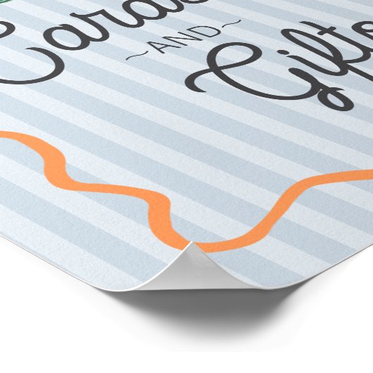 ブルーリトルかわいこちゃんシトラスカード&ギフト ポスター (角)