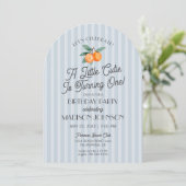 ブルーリトルかわいこちゃんシトラスバースデーパーティー 招待状 (スタンド正面)