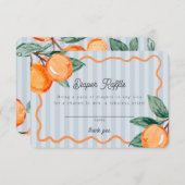 ブルーリトルかわいこちゃんパステルシトラスおむつラッフル エンクロージャーカード (正面/裏面)