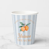 ブルーリトルかわいこちゃん柑橘系ベビーシャワー 紙コップ (裏面)
