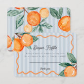 ブルーリトルカティー パステルシトラスおむつくじ エンクロージャーカード (正面/裏面)