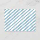 ブルーリトルカボチャの男の赤ちゃん エンクロージャーカード (裏面)